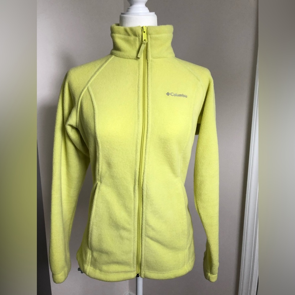 Columbia Women’s Fleece Jacket in Lime Green - Size Small - NWOT